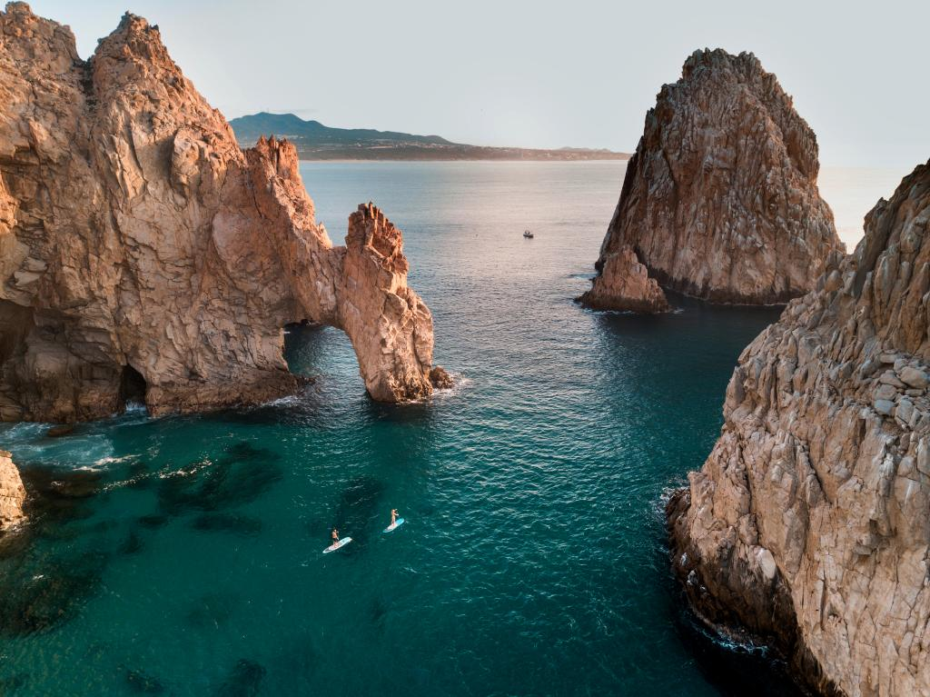 Vista aérea del Arco de Los Cabos
